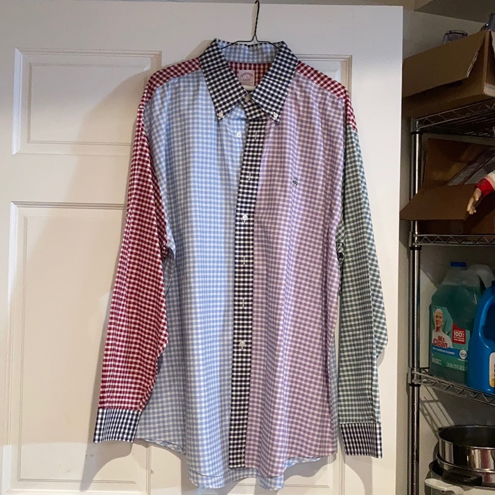 Brook Brother MultiColor Long Sleeve Dress Shirt